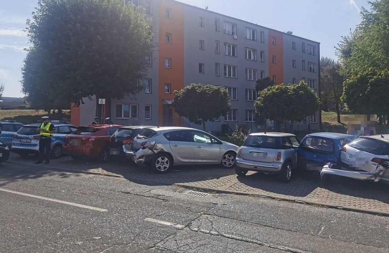 Pijacki "rajd" BMW. Uszkodził sześć pojazdów
