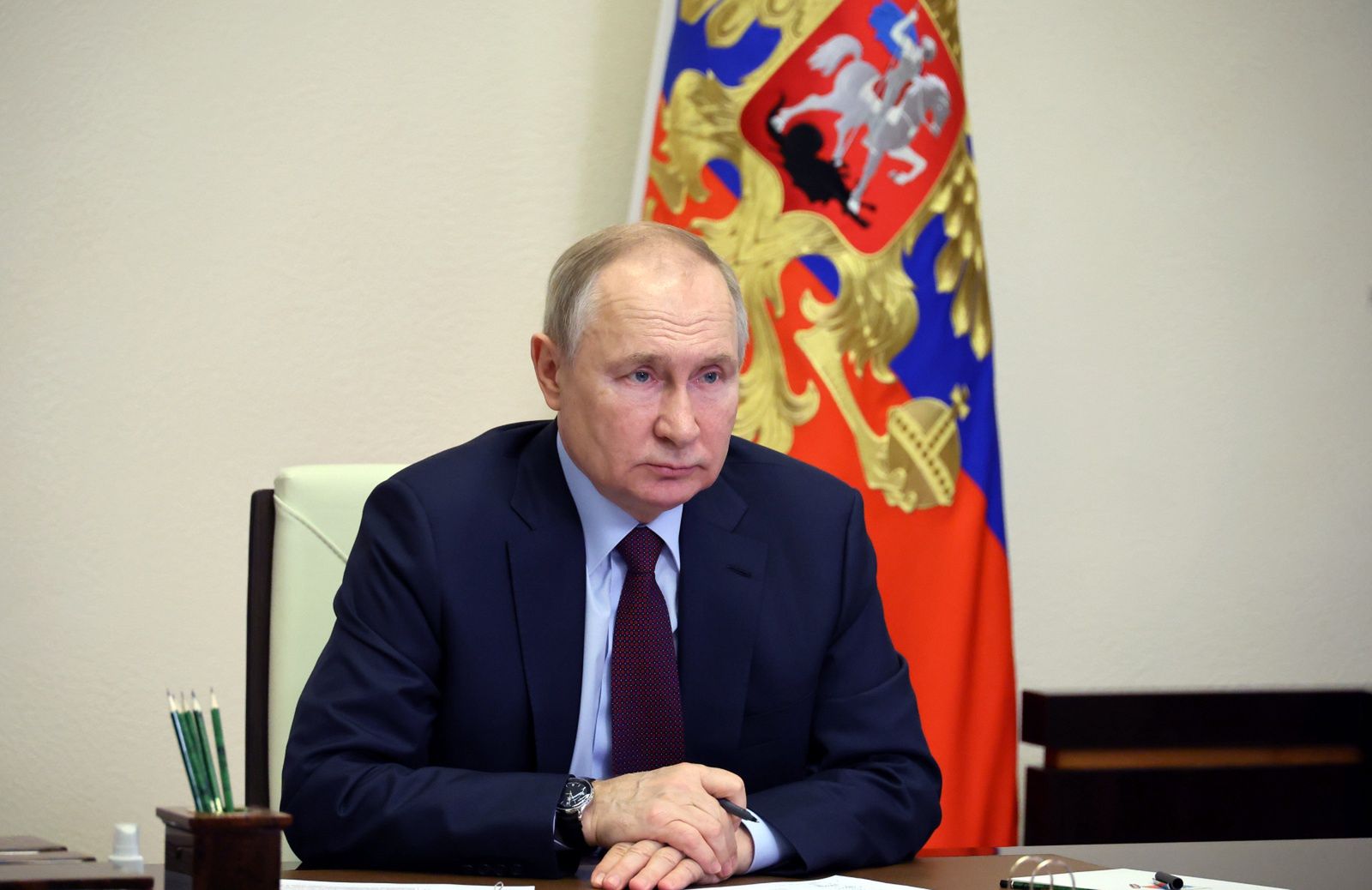 Rosyjski dyktator Władimir Putin