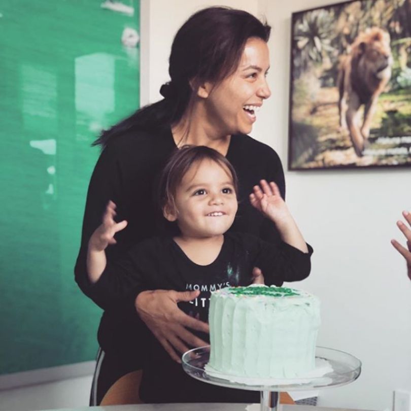 Eva Longoria z synem