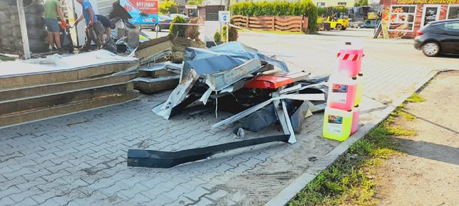 Jejkowice. Wybuch na myjni samochodowej. Szacują starty 