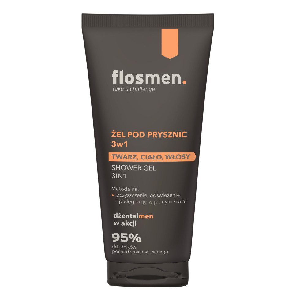 FLOSMEN Żel do mycia 3 w 1