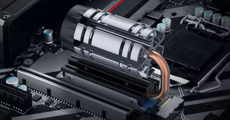 Ciekawa koncepcja. Chłodzenie dysku SSD z wentylatorem jak turbina