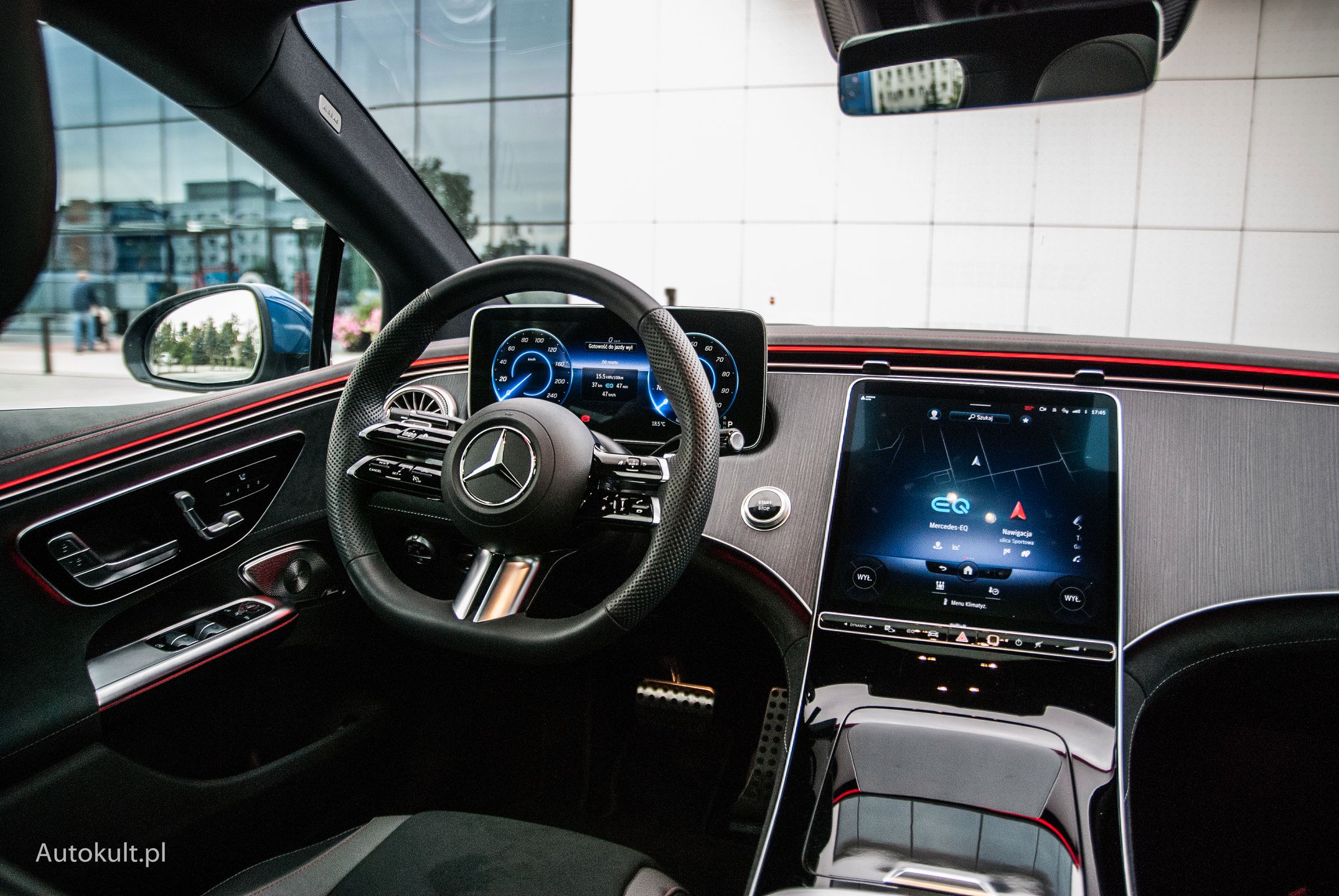 Mercedes EQE - wnętrze