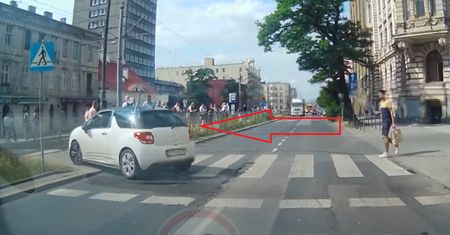 "A ten gdzie jedzie?". Wideo z Łodzi niesie się po sieci