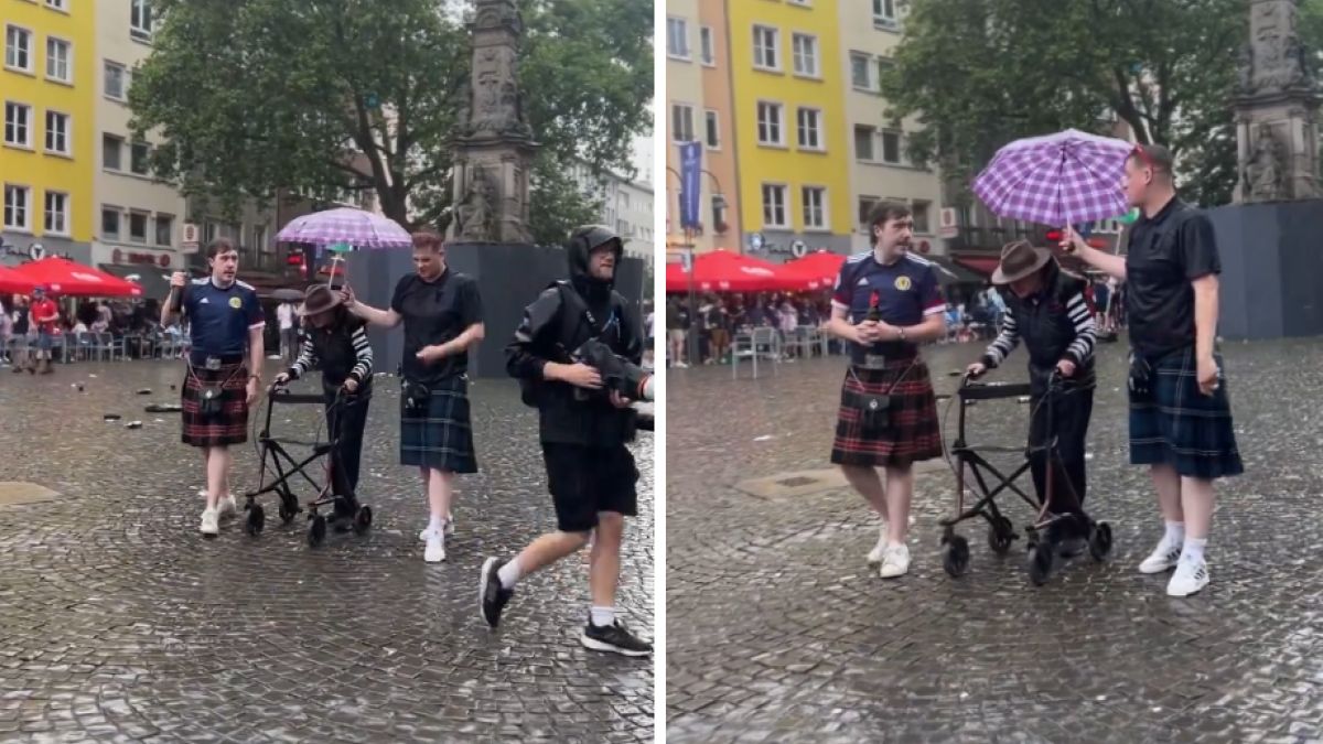 Szkoccy kibice wzruszyli internautów