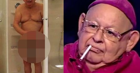 NAGI Jerzy Urban kusi pod prysznicem (FOTO)
