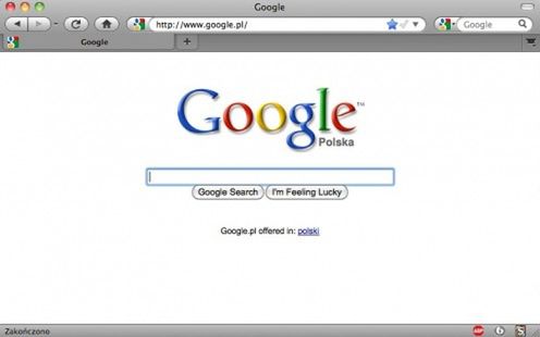 Google w minimalistycznej(sic!) wersji