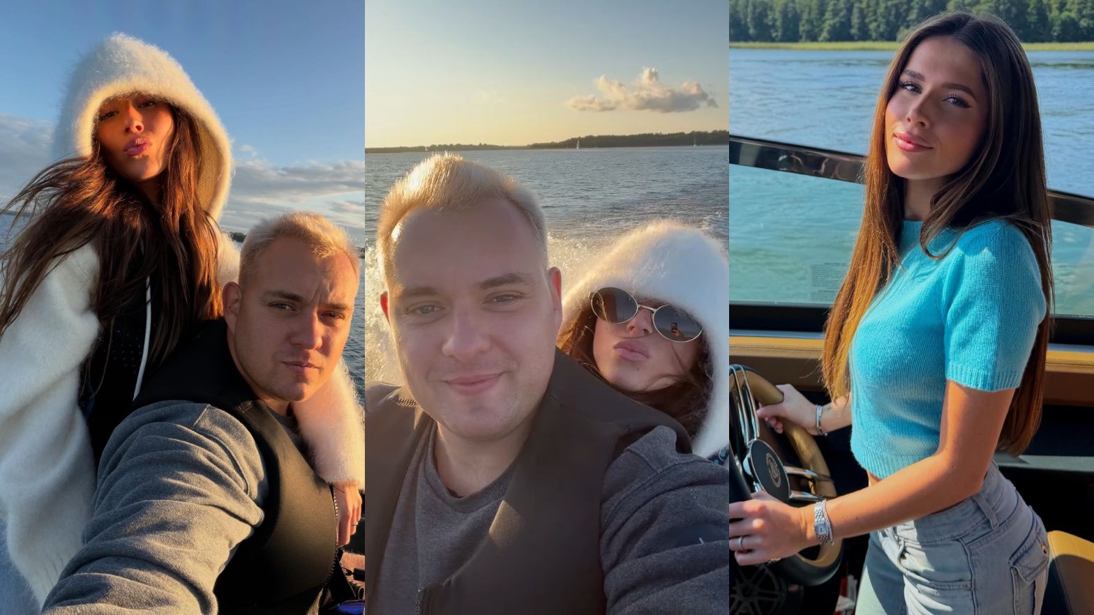 Roksana Węgiel i Kevin Mglej spędzili kilka dni na Mazurach