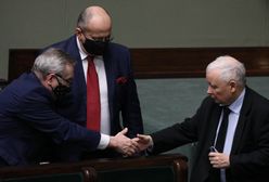 Koronawirus w Polsce. Jarosław Kaczyński kolejny raz bez maseczki