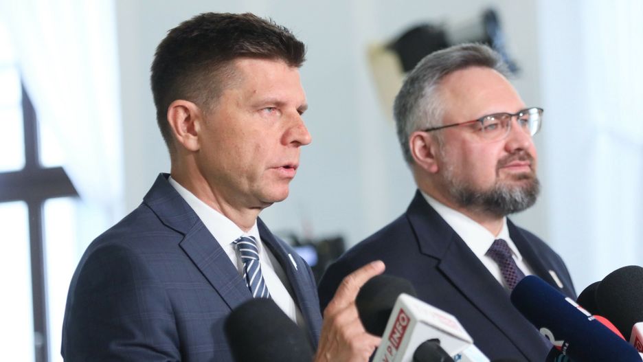 Ryszard Petru i Mirosław Suchoń