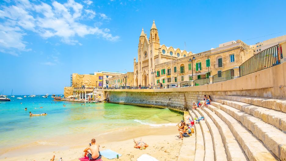 Zatoka Balluta na Malcie