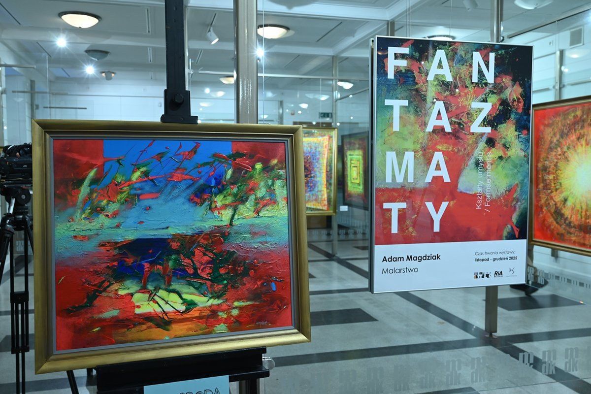 Otwarcie wystawy obrazów Adama Magdziaka