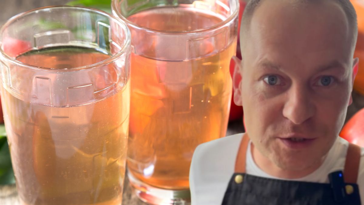 Piotr Ogiński zdradził przepis na kompot jabłkowo-miętowy