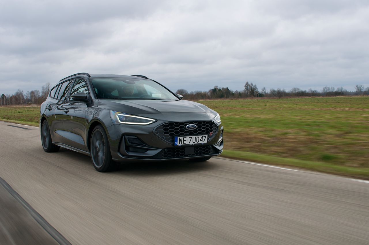 Test: Ford Focus ST Kombi. Rwie się do rozrywki z rodziną. Niestety po raz ostatni