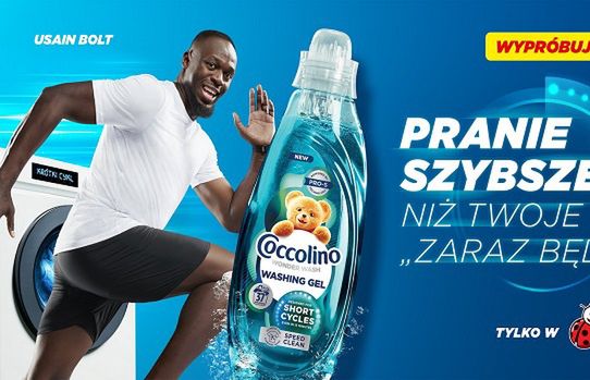 Usain Bolt w nowej reklamie Coccolino