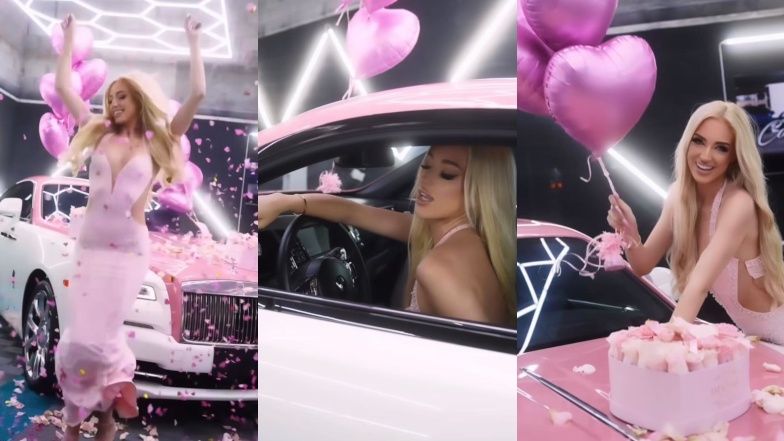 Caroline Derpienski chwali się Rolls-Roycem za 2 miliony