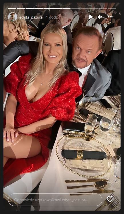 Edyta i Cezary Pazurowie na balu charytatywnym