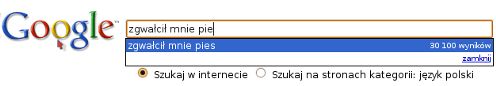 10 nieprzewidywalnych auto-uzupełnień w Google 7