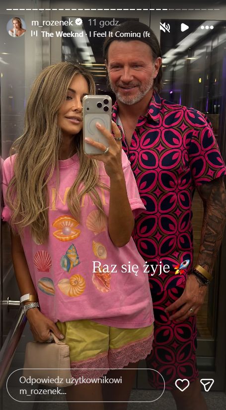 Małgorzata Rozenek i Radosław Majdan