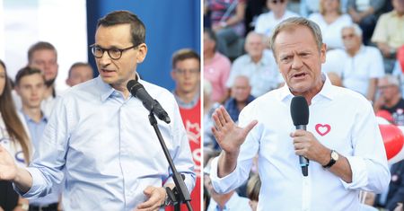 Tusk nie darował Morawieckiemu. Skomentował jego wpadkę