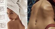 Żebra Emily Ratajkowski reklamują bikini
