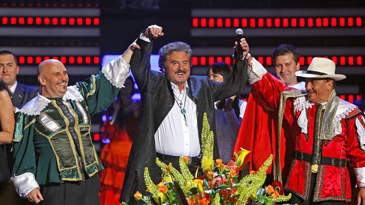 Marian Lichtman i Krzysztof Krawczyk - 2008 rok.