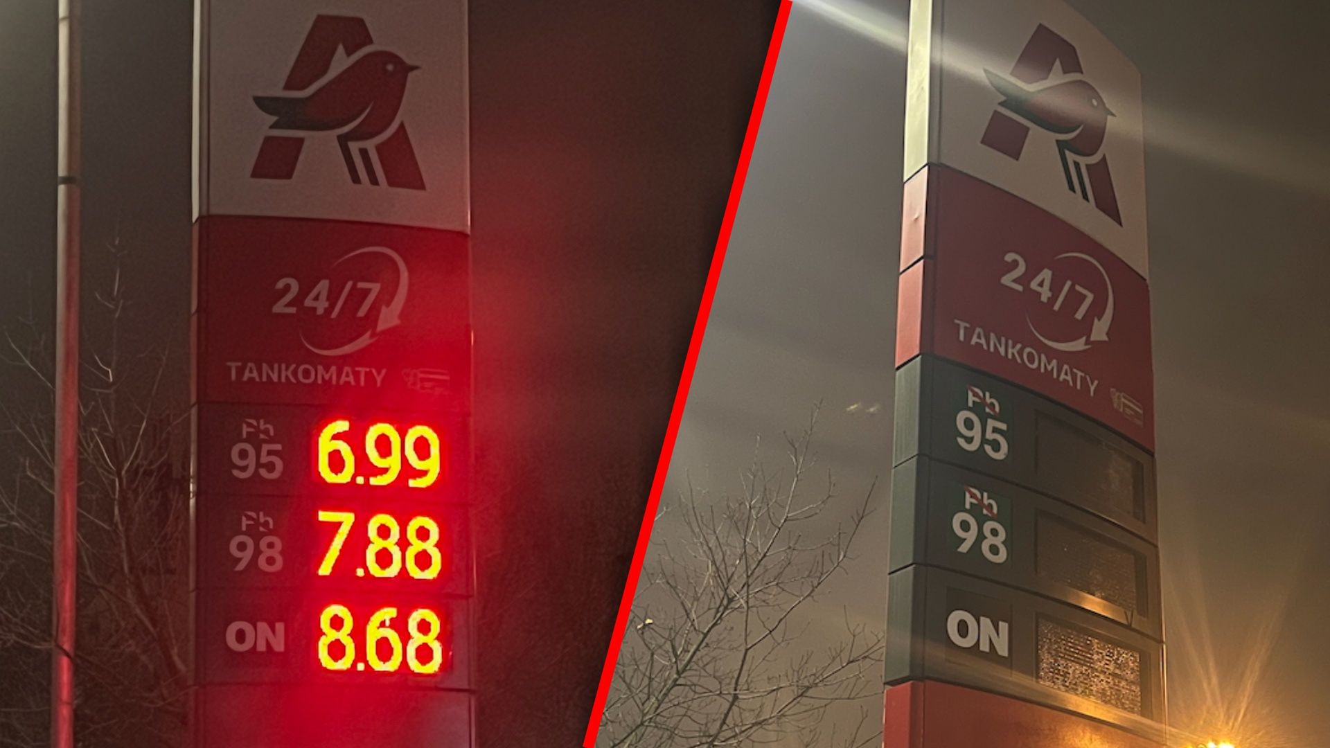 Stacja paliw Auchan: ul. Modlińska, Warszawa