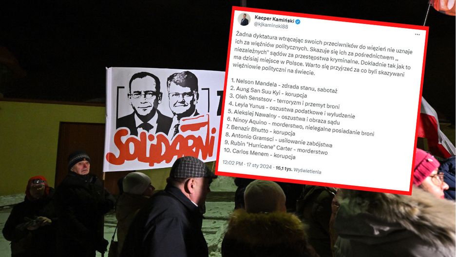 Kamiński porównuje swojego ojca do Nelsona Mandeli, czy Olega Sencowa
