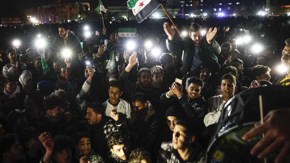 Mieszkańcy Damaszku cieszą się ze zwycięstwa nad reżimem