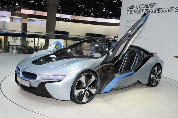 BMW i8 we Frankfurcie