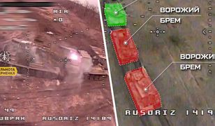 Holowali Leoparda. Drony nadleciały z trzech stron [RELACJA NA ŻYWO]