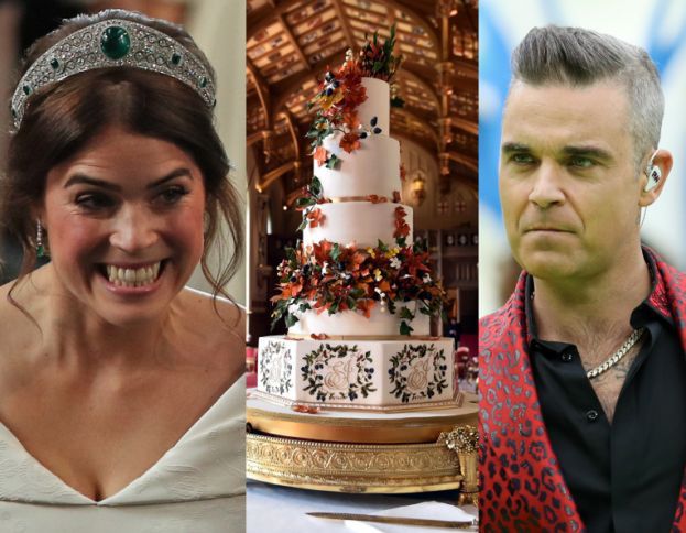 Szczegóły wesela księżniczki Eugenii: koncert Robbiego Williamsa, tort z 400 JAJEK...