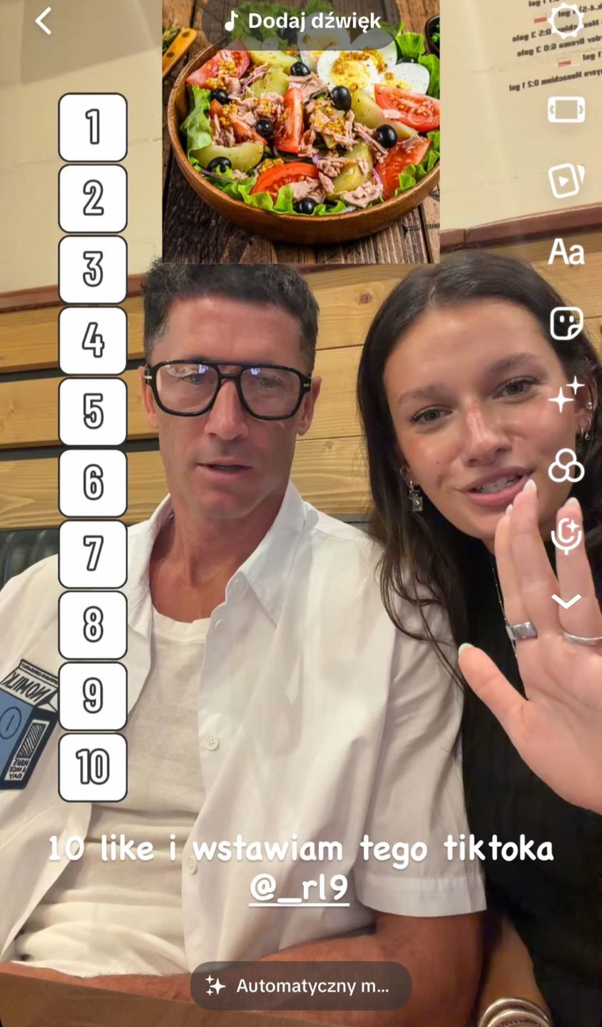 Robert Lewandowski i Inez Lis