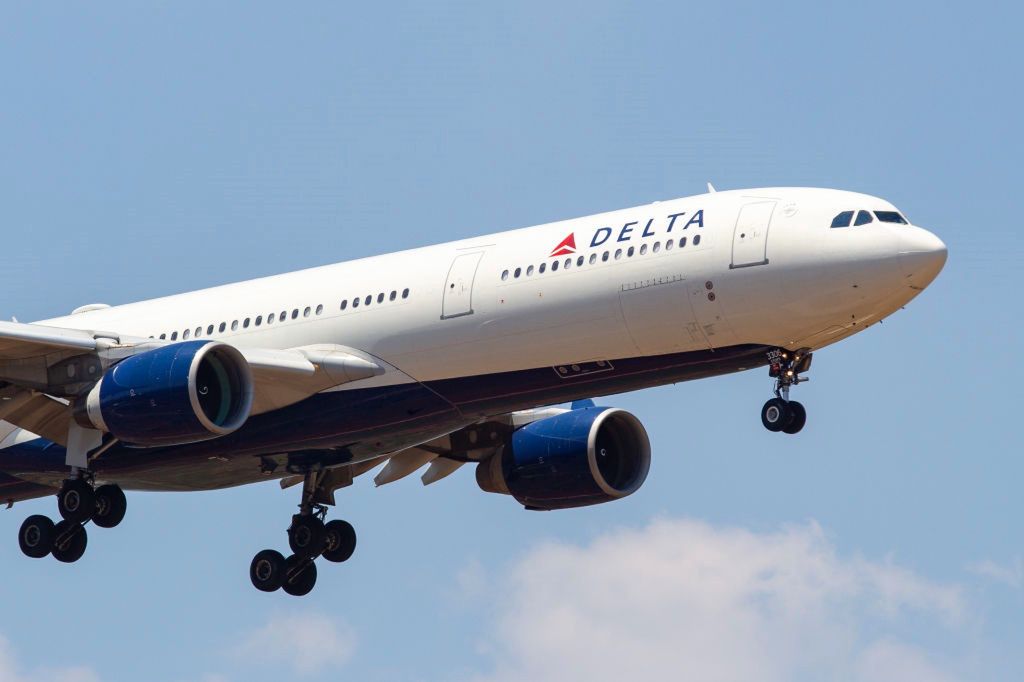 Samolot należący do linii lotniczych Delta Air Lines