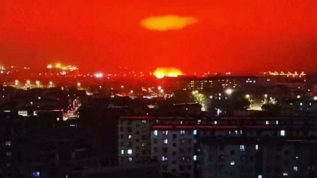 Niebo zrobiło się czerwone