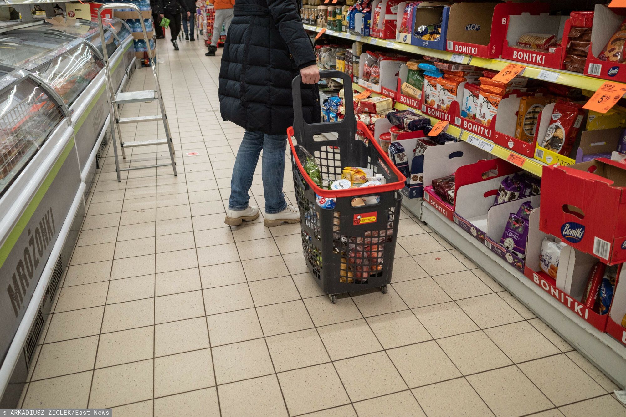 Stock Arkadiusz Zi�?ek
Fot. Arkadiusz Ziolek/East News.
n/z Wozek sklepowy z zakupami.
ARKADIUSZ ZIOLEK