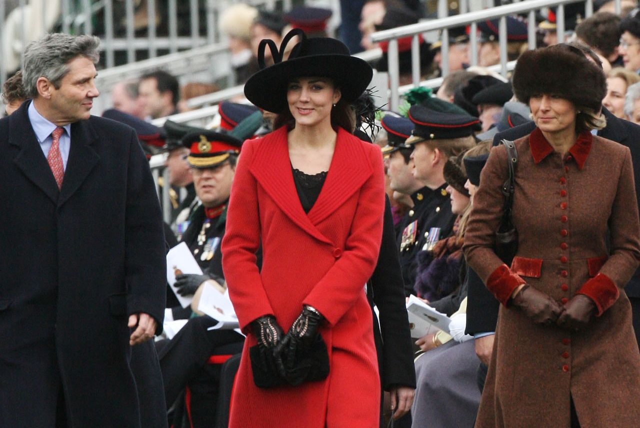Kate Middleton with parents