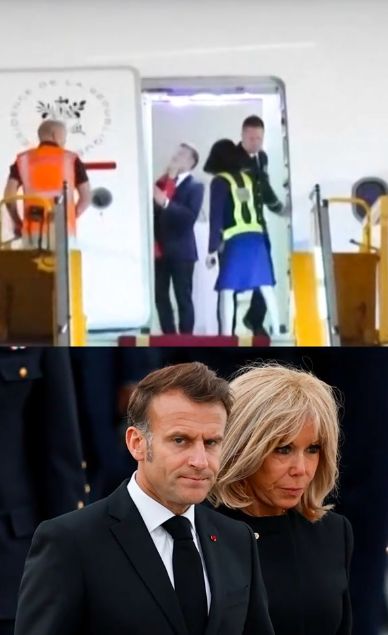 Vorfall an Bord des Macron-Flugzeugs