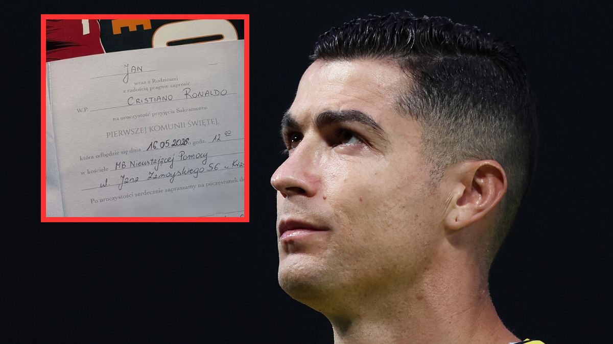 Polak zaprosił Cristiano Ronaldo na komunię św. w Krakowie.
