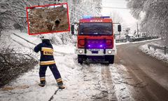 Niecodzienne odkrycie w Małopolsce. Mężczyzna utknął w rurze