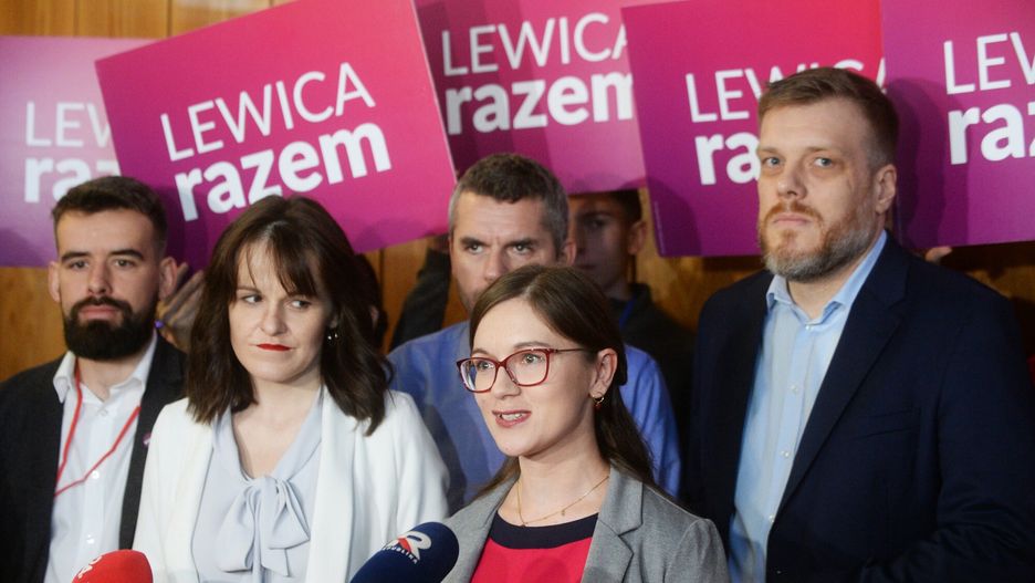 Politycy Razem: Dorota Olko, Adrian Zandberg, Paulina Matysiak