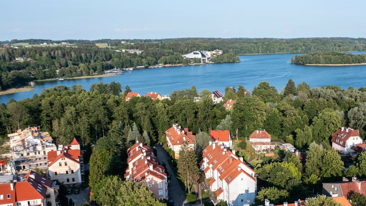 Mrągowo z lotu ptaka (zdj. ilustracyjne) 