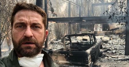 Gerard Butler pokazał swój DOSZCZĘTNIE SPALONY DOM. "Bolesny czas" (FOTO)