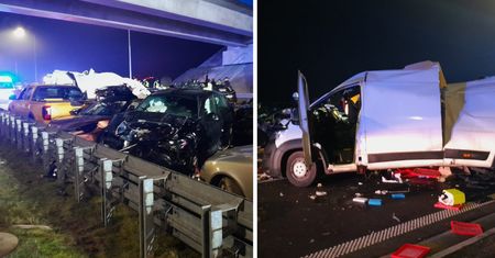 Karambol na S19. Policja pokazała zdjęcia