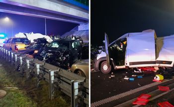 Karambol na S19. Policja pokazała zdjęcia