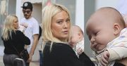 Odziana w Gucci Hilary Duff biega po sklepach z malutką córeczką