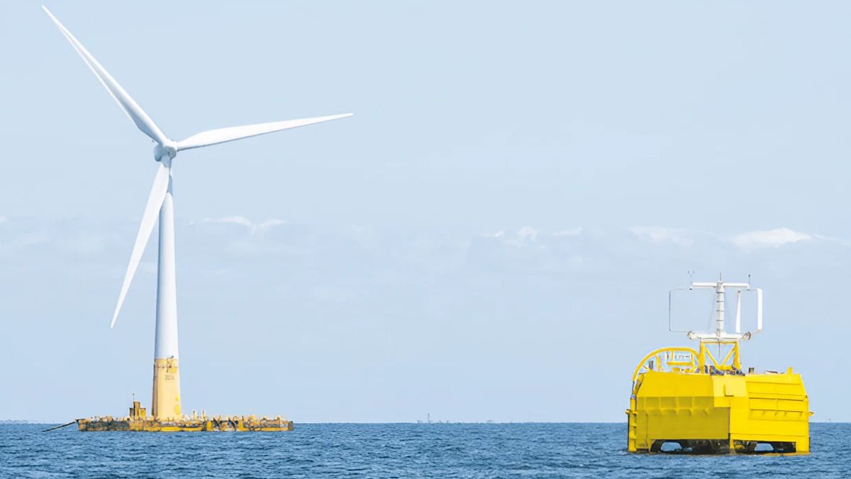 Pierwszy na świecie pływający elektrolizer