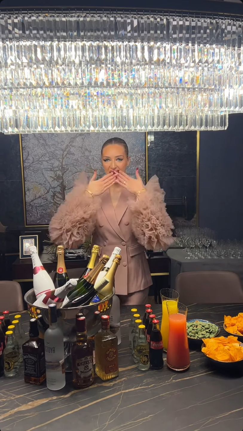 Caroline Derpienski zorganizowała prywatny event