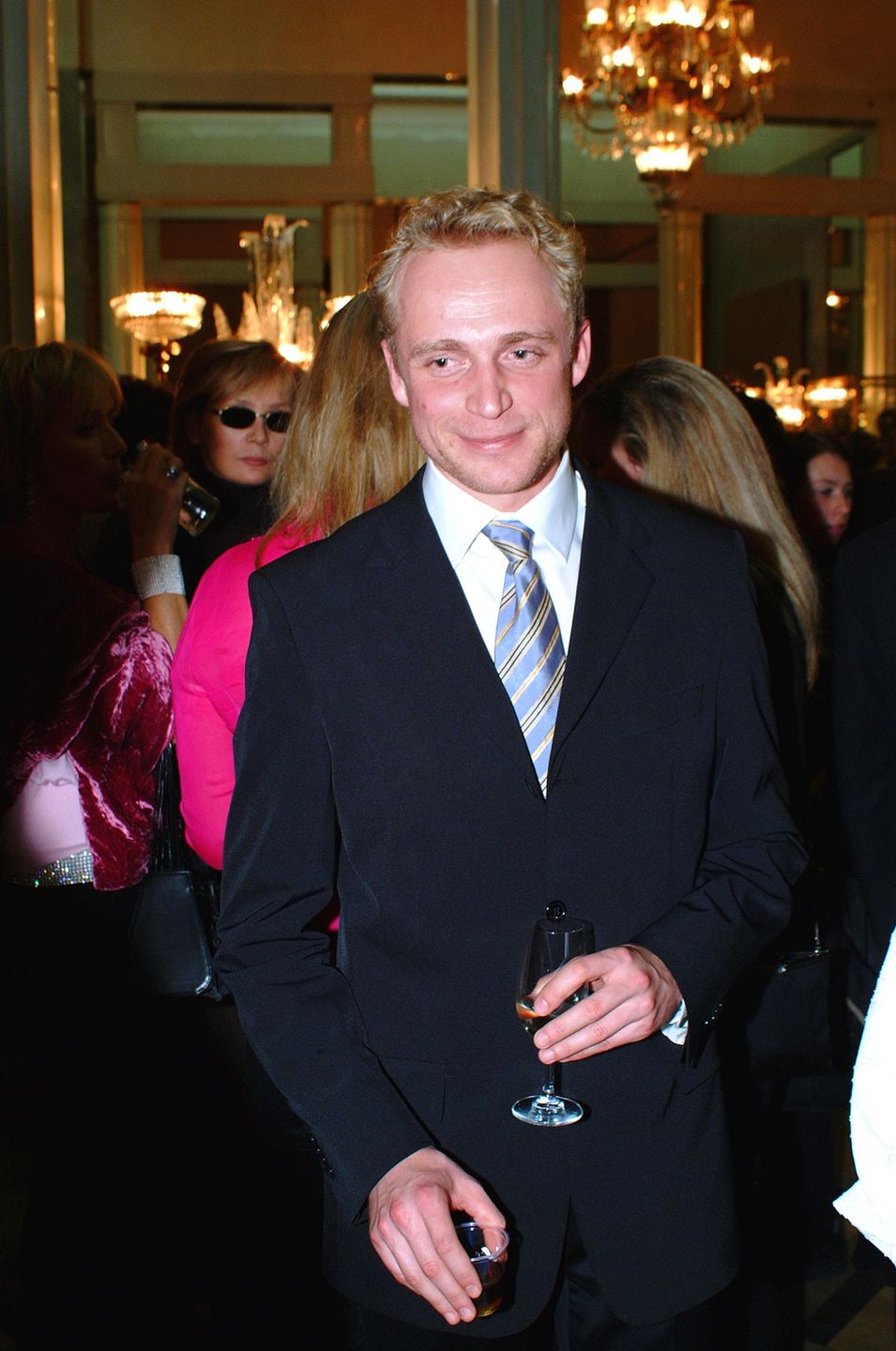 Piotr Adamczyk na premierze filmu "Zemsta" w 2002 roku 
