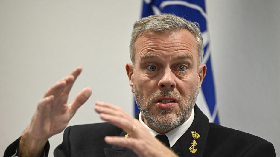 Admirał Rob Bauer, holenderski oficer marynarki i przewodniczący Komitetu Wojskowego NATO